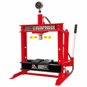 Hidrauliskā prese 12T, rokas sūknis BIG RED compact 