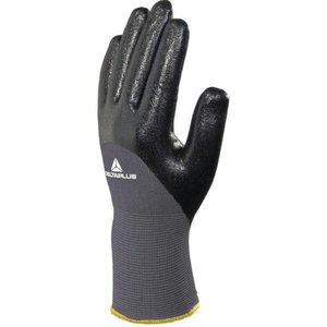Gloves, polyamide knitted, nitrile coated 9, Delta Plus