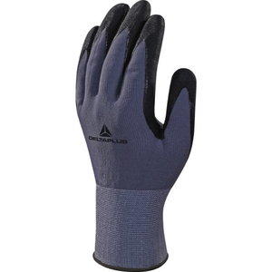 Gloves, knitted, polyamide, nitrile/PU palm, Delta Plus