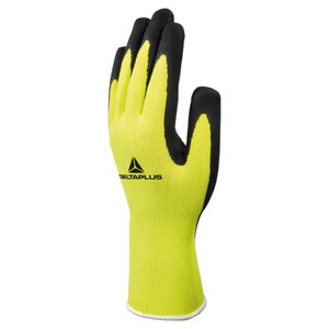 Gloves, KNITTED TERYLENE - LATEX FOAM COATING PALM, 8, Delta Plus