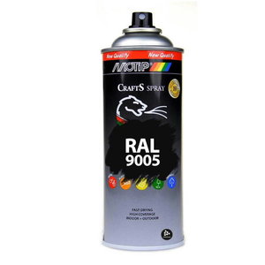 Dupli Color Acryl RAL 9005 Deep Black MATT 400ml, Motip