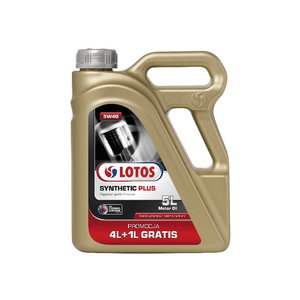 Mootoriõli Synthetic Plus 5W40 4+1L, Lotos Oil