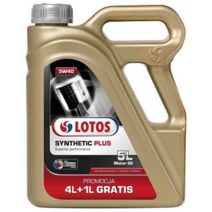 Motoreļļa LOTOS SYNTHETIC PLUS 5W40 5L 