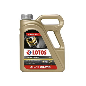 Mootoriõli Synthetic C2+C3 5W30 4+1L, Lotos Oil