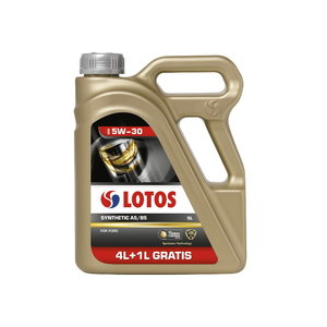 Mootoriõli Lotos Synthetic A5/B5 5W30 4+1L, Lotos Oil