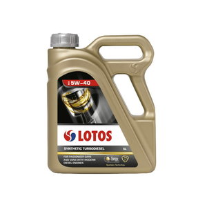 Mootoriõli LOTOS SYNTHETIC TURBODIESEL 5W40 5L, Lotos Oil