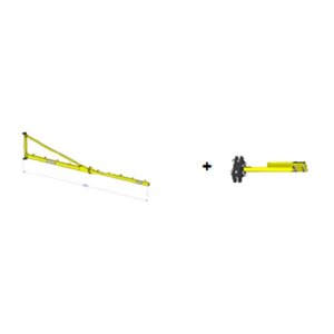 Product image of: Pivot wire feeder boom WP6000 BR, reach 2890-6030mm, max50kg, Promotech