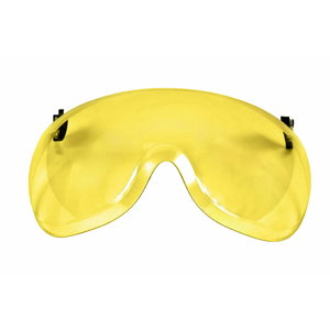 Short Visor for  SecureFit Safety Helmet, PC, AS/AF, amber, 3M