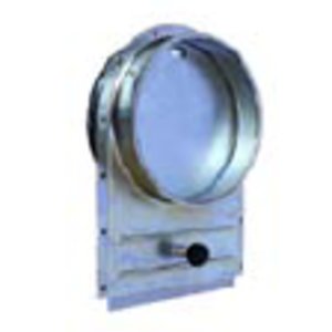 Closing gate valve for ducting d 100 mm