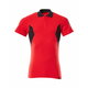 Polo marškinėliai Accelerate, traffic red/black, MASCOT