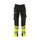 Trousers Accelerate Safe ultimate strech, hivis CL1 yellow, MASCOT