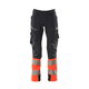 Trousers Accelerate Safe ultimate strech, hivis CL1 red/navy, MASCOT