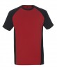 Marškinėliai Potsdam tamsiai raudona/juoda, MASCOT