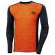 Apatiniai marškinėliai LIFA MERINO CREWNECK, oranžinė/juoda, Helly Hansen WorkWear