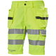 Šortai  Alna 2.0 stretch, hi-vis CL1, yellow, HELLYHANSE