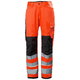 Work pants Uc-me, hi-viz, CL2, red/black, HELLYHANSE