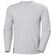 T-shirt HHWW Classic long sleev, light grey, HELLYHANSE