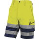 Shorts Bermuda CL1 High visibility yellow/navyblue, DELTAPLUS