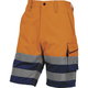 Shorts Bermuda CL1 High visibility orange/navyblue, DELTAPLUS