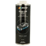 Izsmidzināms akmens triecienu aizsargpārklājums, balta 1000ml, Motip