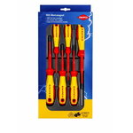 Skrūvgriežu komplekts VDE SL 2,5; 4,0 mm, PH1; 2, PZS1; 2, Knipex