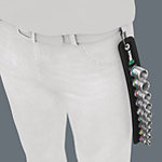 Socket set 3/8´´, 8790 HMB 4 Zyklop 9 pcs, belt B 4, Wera