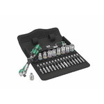 Socket set 1/4´´, 8100 SA 9 Zyklop, Wera