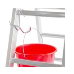 Bucket hook for rung ladders, max load 25kg, Hymer