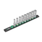 B Deep 1 socket set, 3/8" drive, 9 pcs, Wera