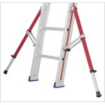 Telescopic stabiliser for ladders, Hymer