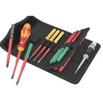 Bit screwdriver set Kompakt VDE 16 extra slim 1 Tool finder,, Wera