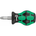 Screwdriver 355 Stubby PZ 3x25, Wera