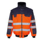 Hi-vis jaka Livigno, oranža/zila, L, Mascot