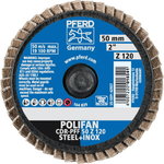 Flap grinding disc Mini-POLIFAN CDR (ROLOC) 50mm Z120 PFF, Pferd