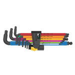L-seškanšu komplekts 950/9, Multicolor, Wera