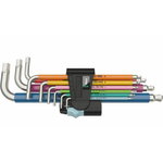 L-seškanšu komplekts 3950 SPKL, Multicolor, lodveida, Wera