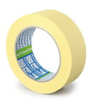 Yellow masking tape 60°C 25mmx50m, Folsen