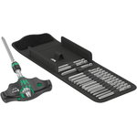 T-handle bit ratchet set for 1/4´´ bits, 17pcs, 400 RA, Wera