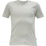 T-shirt Noyo ESD V-neck, grey M, Cerva