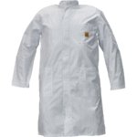 Coat Sting ESD, white S, Cerva