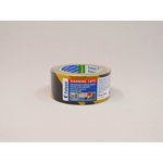 Warning/protection tape yellow/black 50mmx33m, Folsen