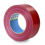 Water-resistant FLUO Gaffer tape red 50mmx50m, Folsen
