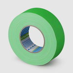 Water-resistant FLUO Gaffer tape green 300my 48mmx50m, Folsen