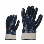 Gloves, fully covered with hard nitrile, wide cuff, 10