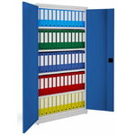 Metal office cabinet SB 1000, RAL 7035/5005, Promag