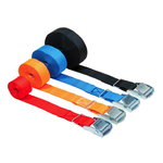 Tvirtinimo diržas 5mx25mm, 250kg, 2vnt, juoda, Certex