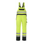 Hi-vis puskombinezons Wels, dzeltens/zils, L, Mascot