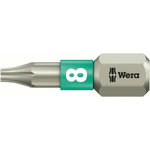 Antgalis 1/4`` 3867/1 TS TORX, nerūdijantis plienas TX 8x25, Wera