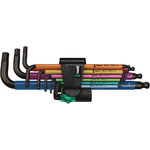 L-seškanšu komplekts 950 SPKL/9 SM N, Multicolour, lodveida, Wera