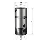 DRILL HOLDER FOR MASTERWOOD MACHINES F=10X16 LT=40 RH-LH, SCM